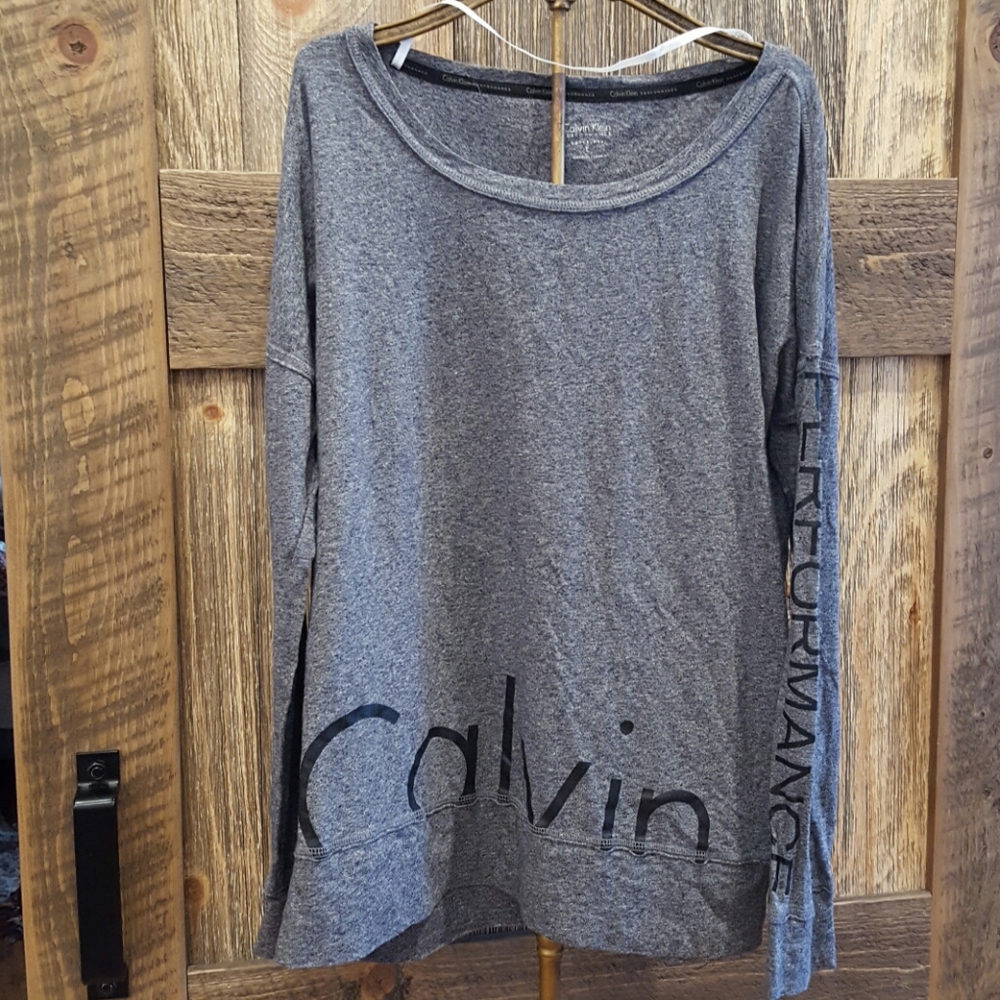 Calvin Klein Performance long sleeve tee size LG